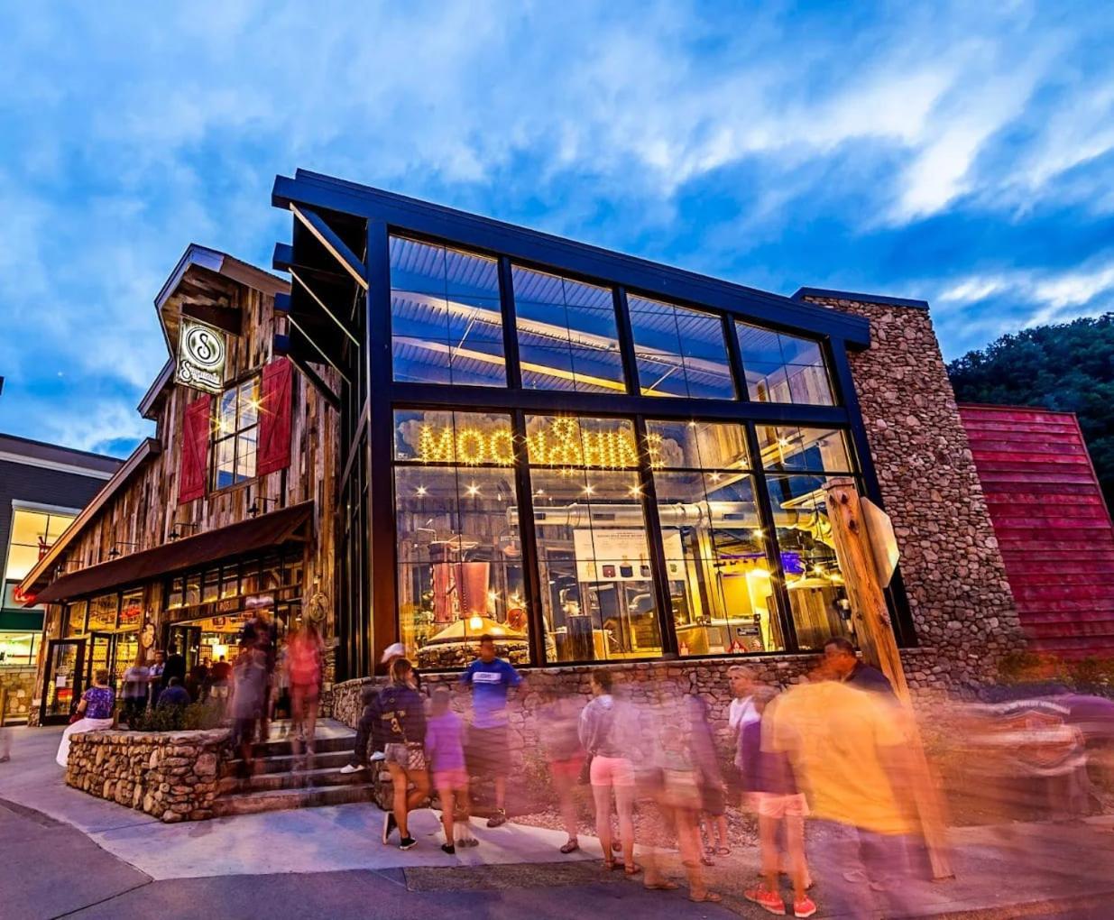 ガトリンバーグ Movie Theater Hot Tub View Mountain Escapeヴィラ エクステリア 写真